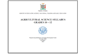 Agric science G10 - G12 Syllabus